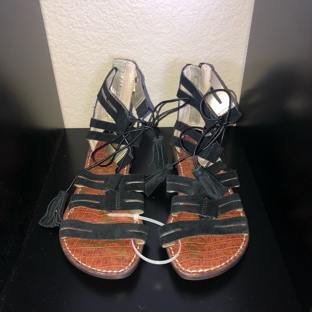 Sam Edelman Strappy Black Sandals